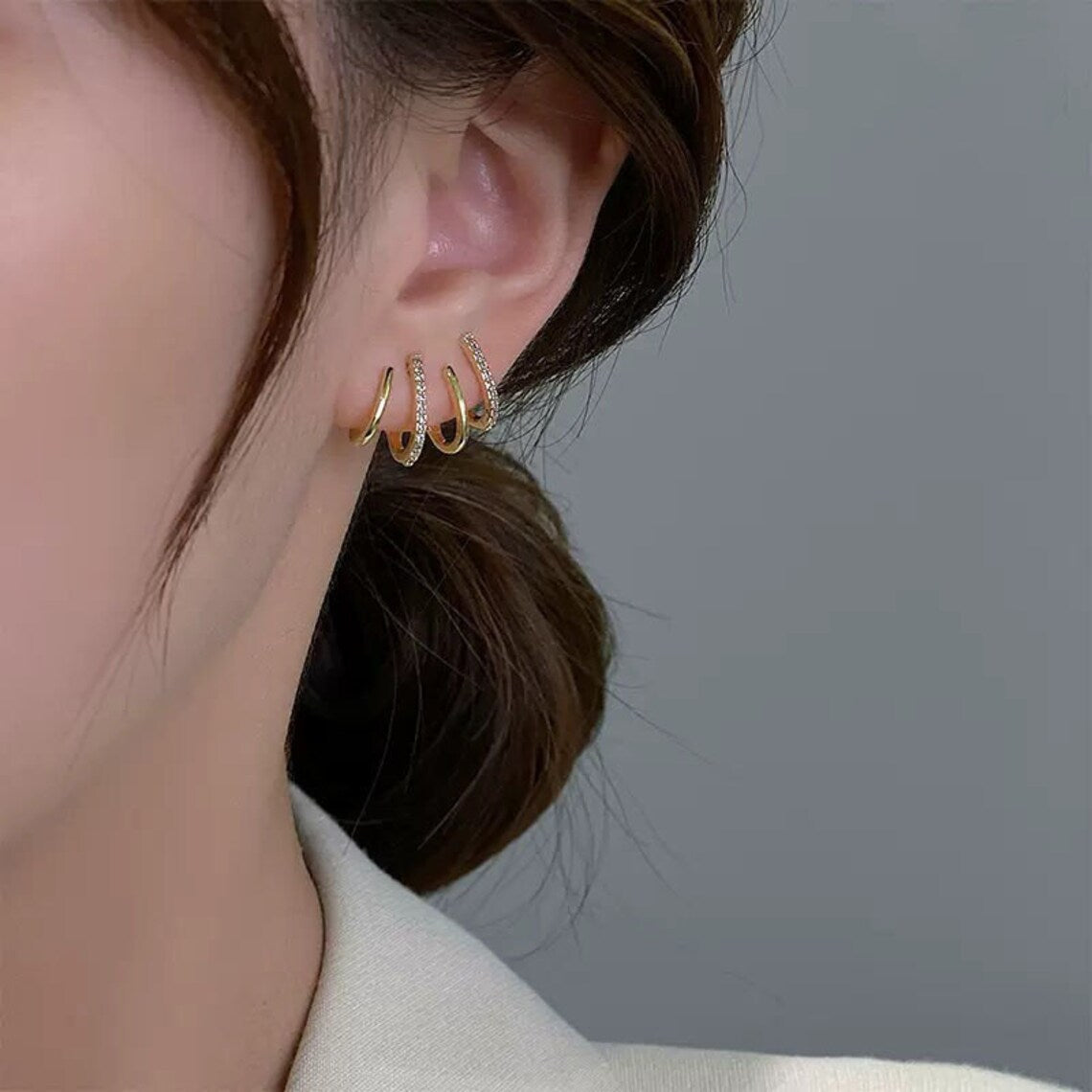 Ear Cuffs Stud Earrings Minimalist