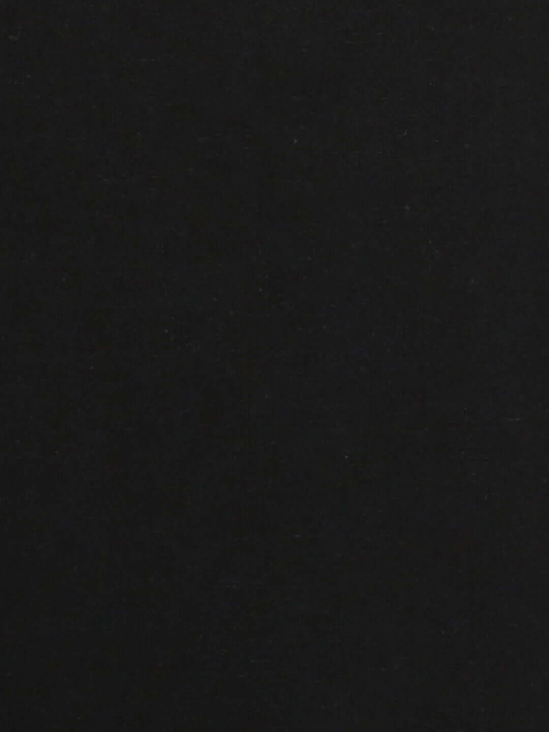 Black Cotton Solid Casual Pant