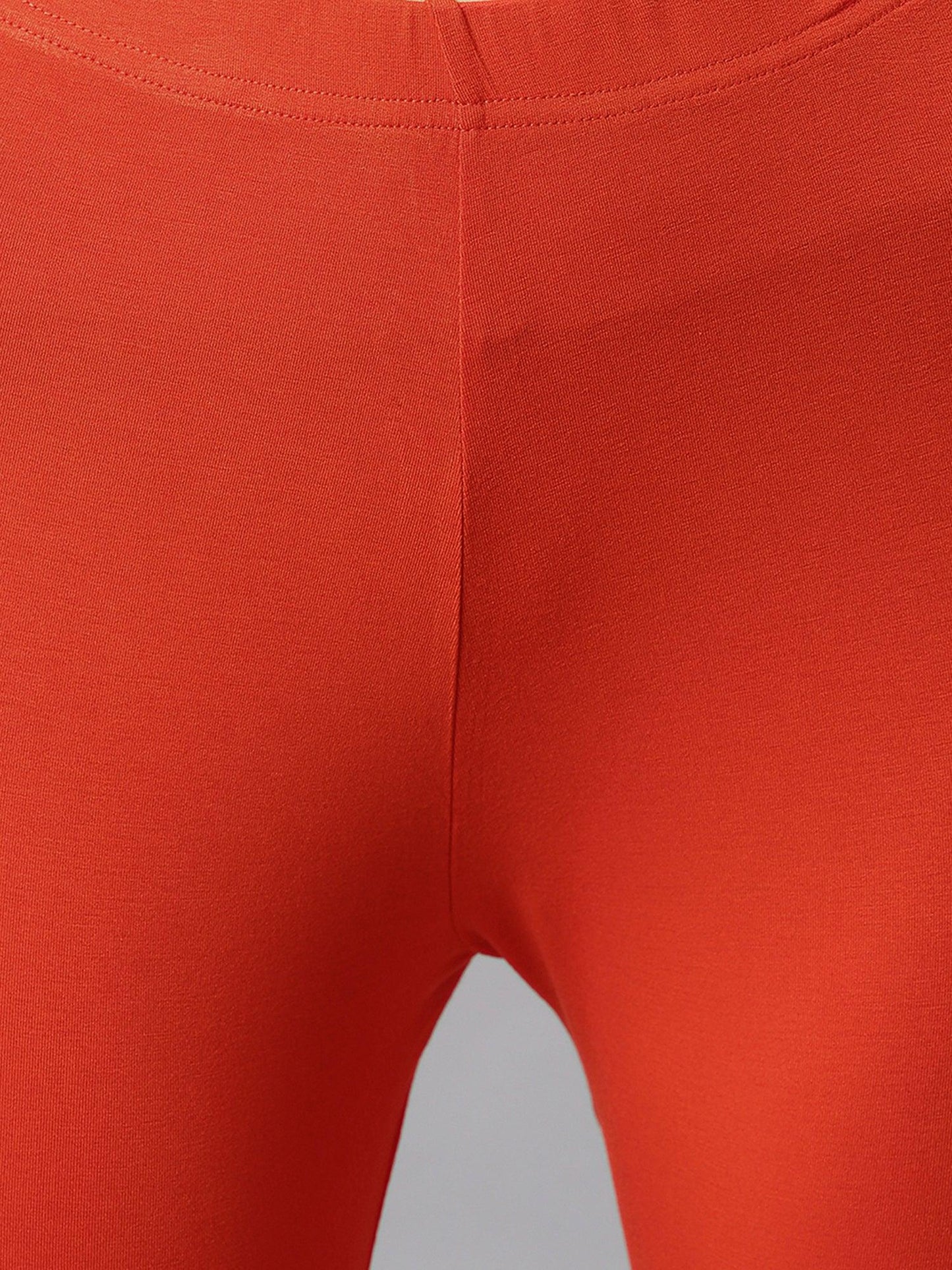 Orange Viscose Lycra Legging