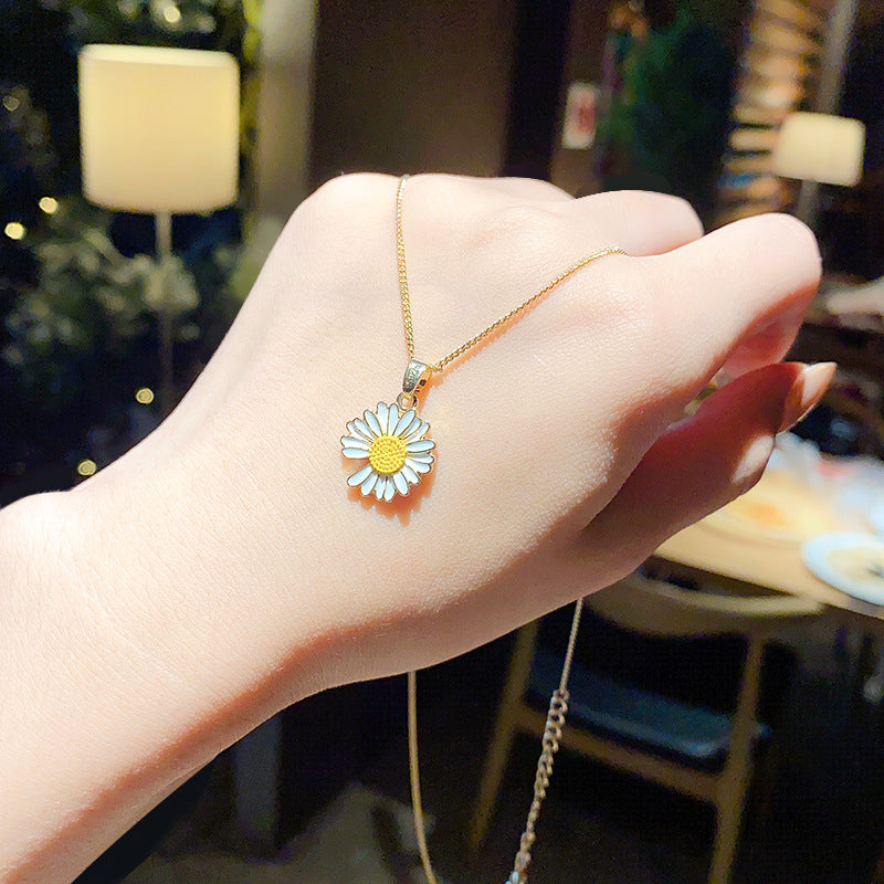 Gold Plated Flower Pendant