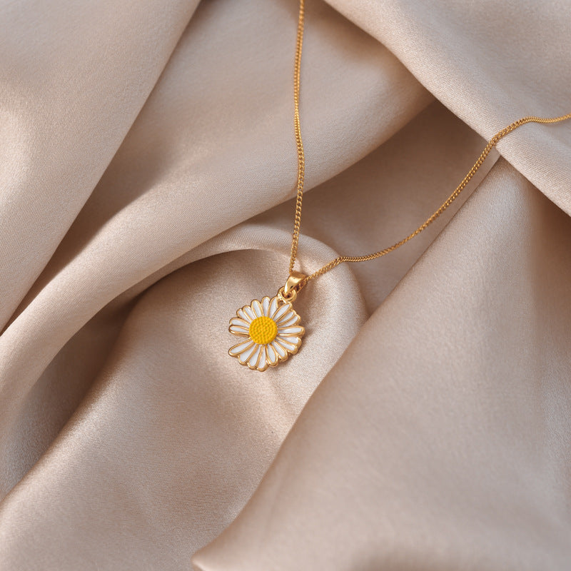 Gold Plated Flower Pendant