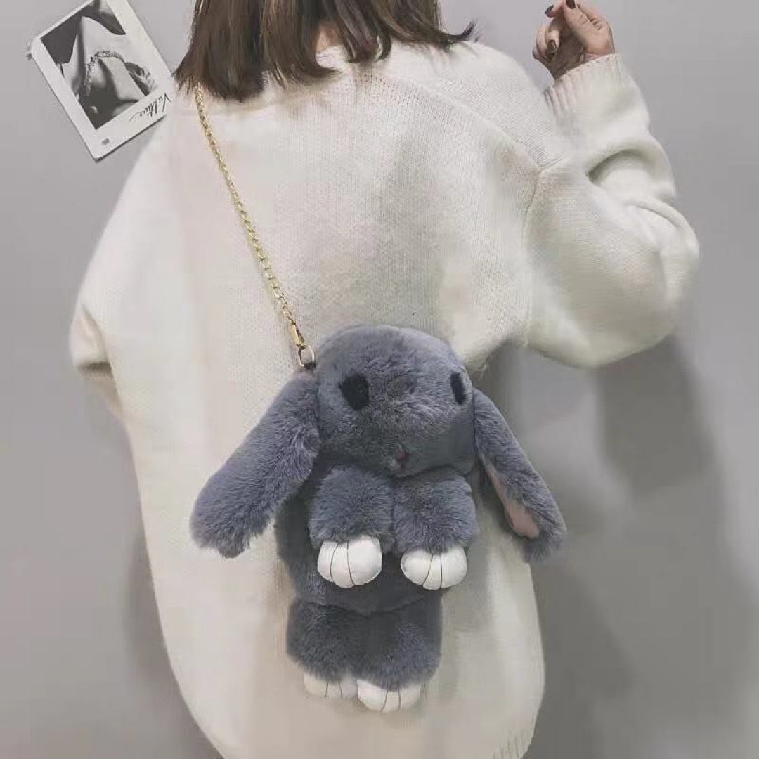 Plush Cute Rabbit Sling Bag