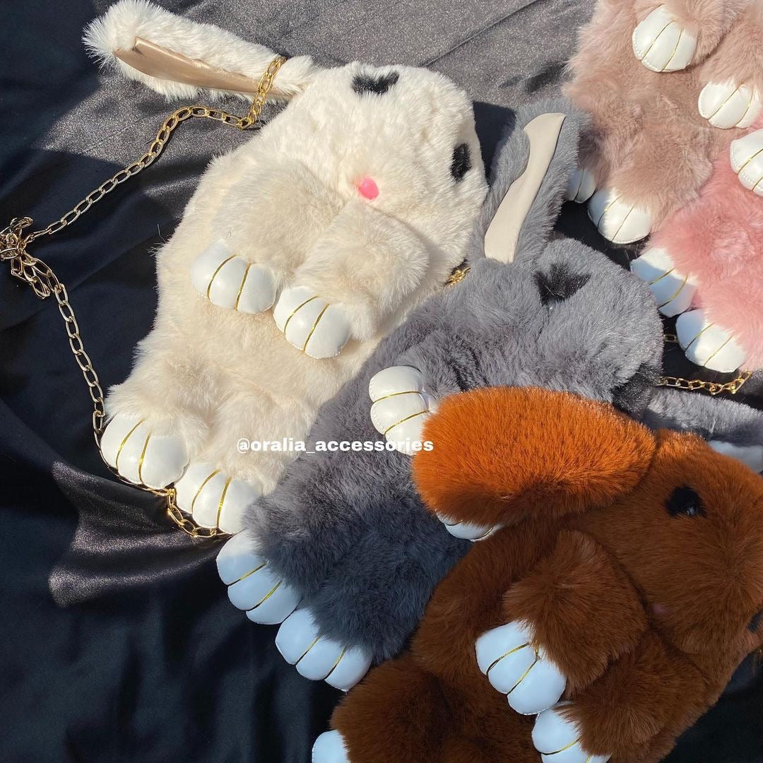 Plush Cute Rabbit Sling Bag