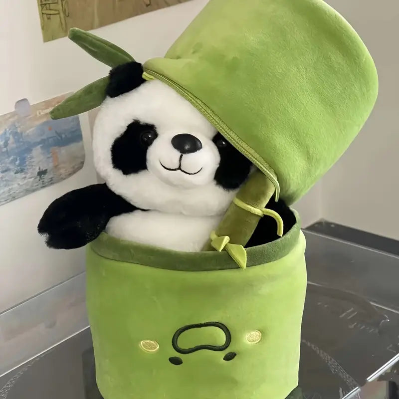 Bamboo-tube Panda Doll Comfortable Plush