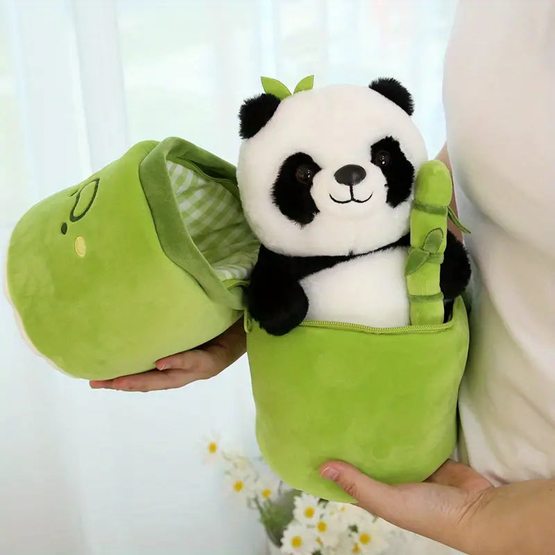 Bamboo-tube Panda Doll Comfortable Plush