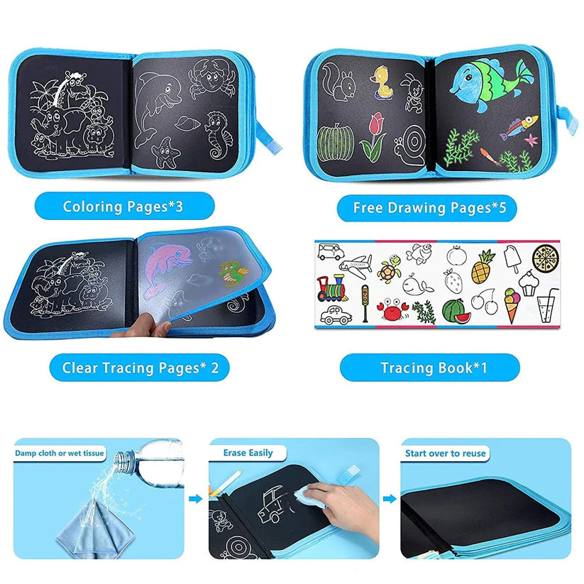 Reusable Drawing Book - Creativity Booster Toy