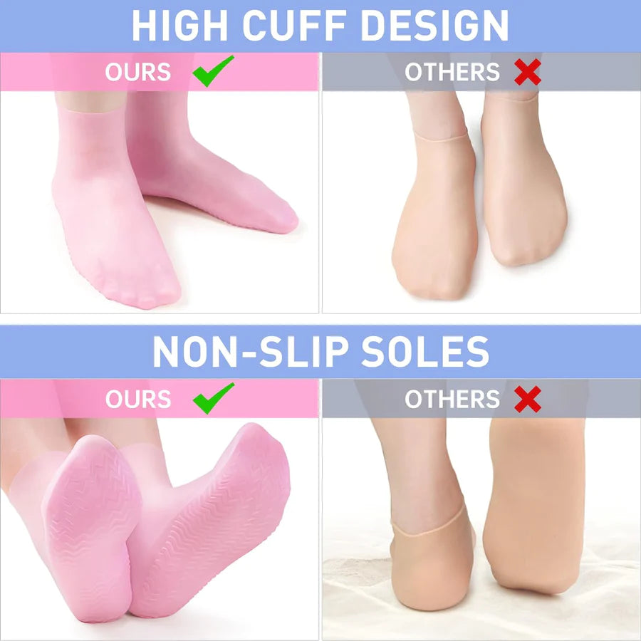 Foot Spa Pedicure Silicone Socks For Men & Women (Free surprise gift)