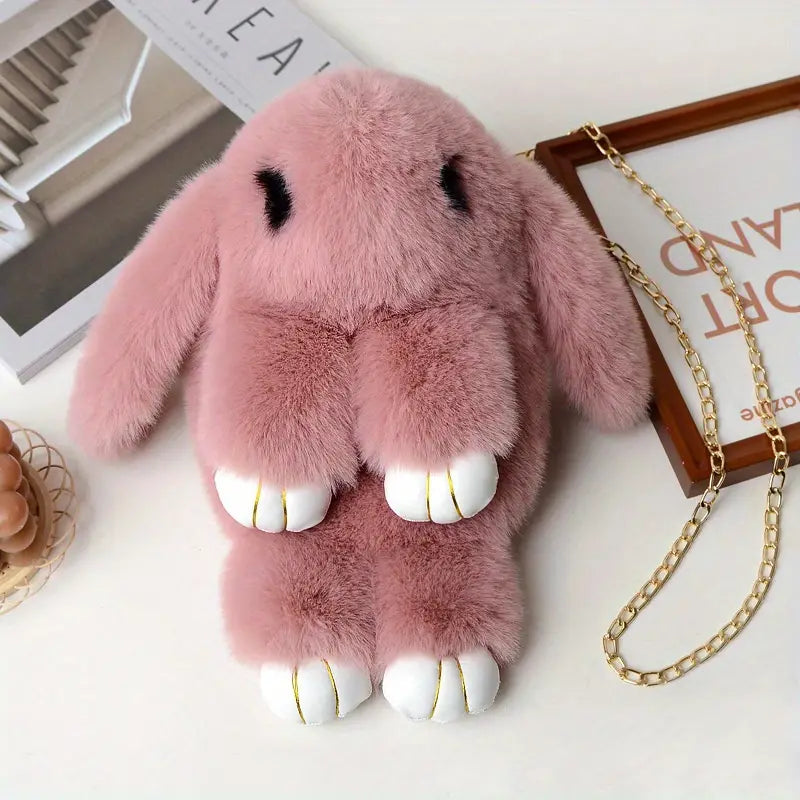 Plush Cute Rabbit Sling Bag