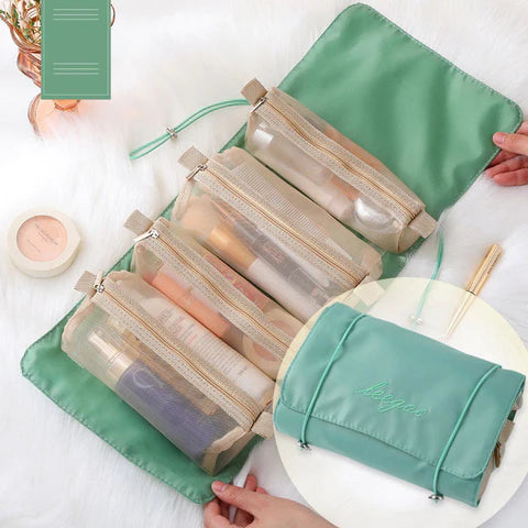 The Travel Quartet - 4-In-1 Portable Cosmetic & Toiletry Organizer