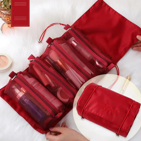 The Travel Quartet - 4-In-1 Portable Cosmetic & Toiletry Organizer