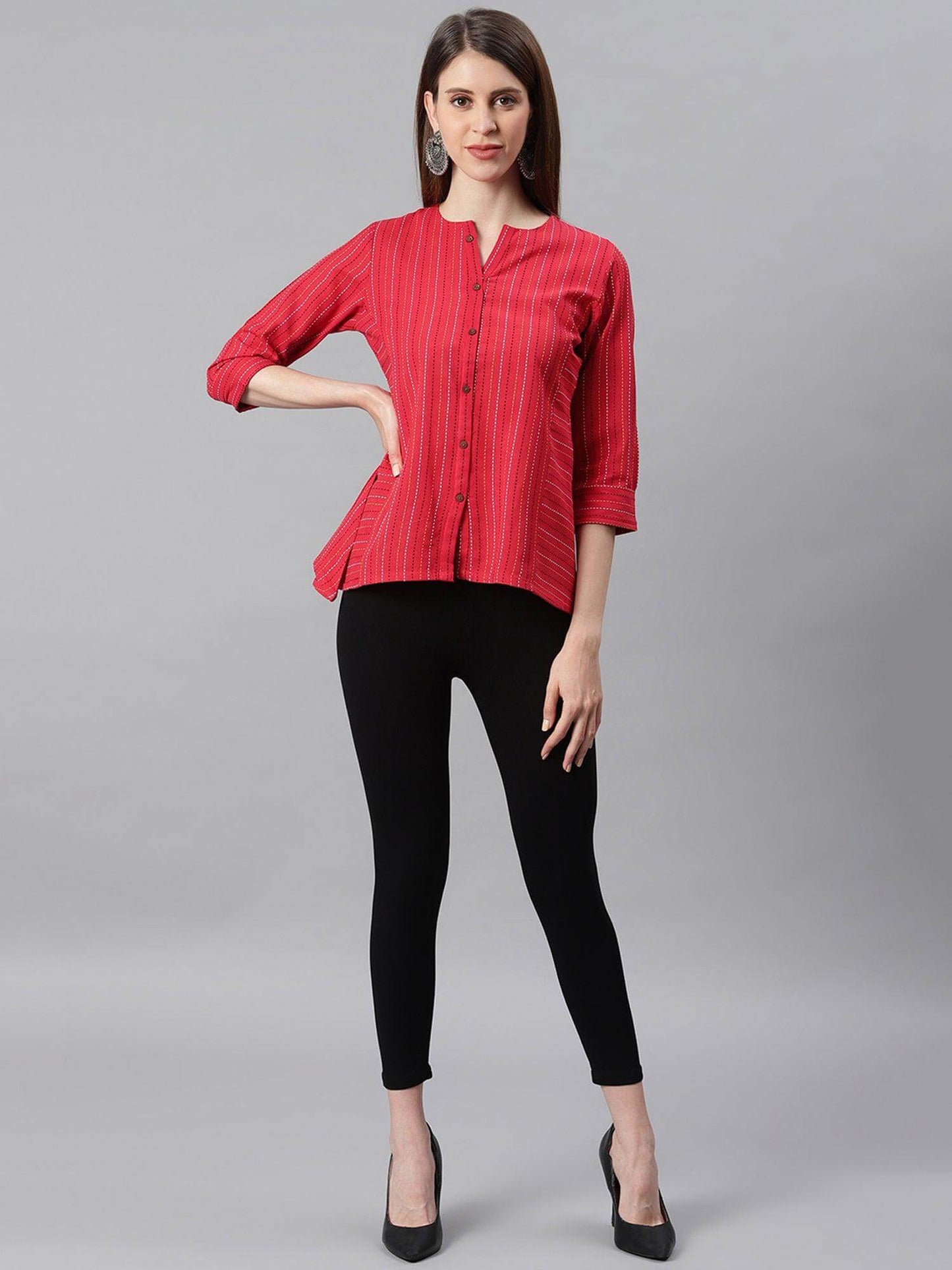 Black Viscose Lycra Legging